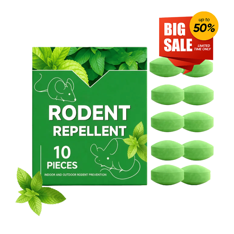 🐭50% OFF Today! 🔥Plant-Based Peppermint Oil Rodent Repellent Balls – Family & Pet-Friendly, Fresh Scent