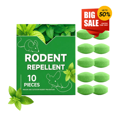 🐭50% OFF Today! 🔥Plant-Based Peppermint Oil Rodent Repellent Balls – Family & Pet-Friendly, Fresh Scent
