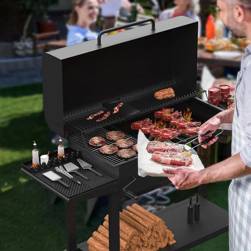 🔥 Silicone BBQ Side Shelf Mat — Keep Tools Clean & Close