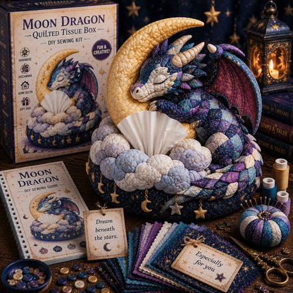🔥Last Day 60% OFF🐉✨ Dragon Keepers Collection – Quilted DIY Tissue Box Sewing Kit