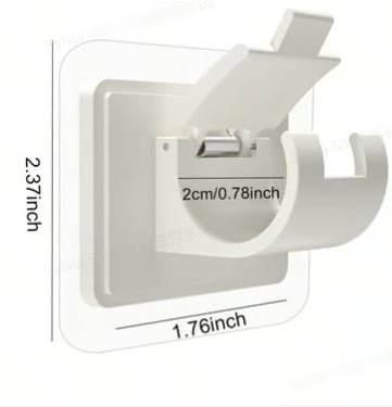 🔥LAST DAY 50% OFF-A set of 10 PCS Curtain Rod Brackets with Clips
