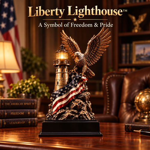 🦅🇺🇸 Liberty Lighthouse™ – Lighted American Eagle Decor