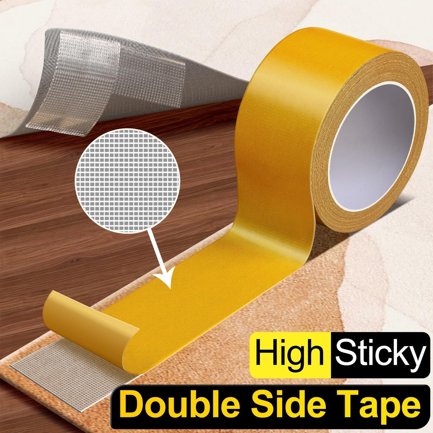 🔥LAST DAY 50% OFF-🛠️Heavy Duty Double Sided Fabric Tape