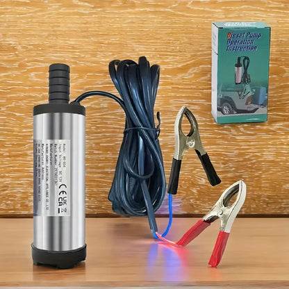 🔥Father's Day Sale 49% OFF🚜 DC 12V Portable Submersible Fuel Transfer Pump