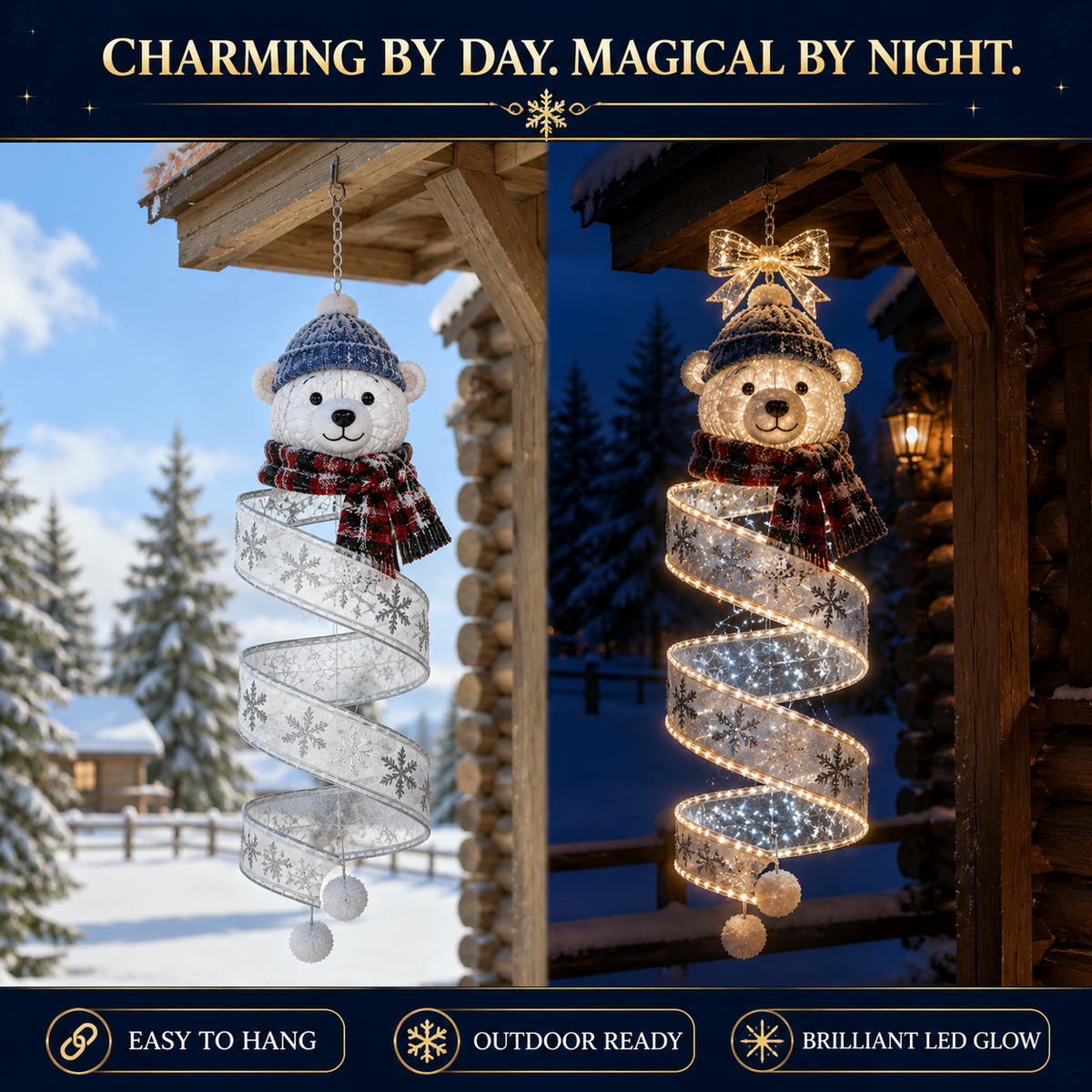 🎄Last day for 50% off🎄Christmas Magic Spiral™ Hanging LED Light Collection