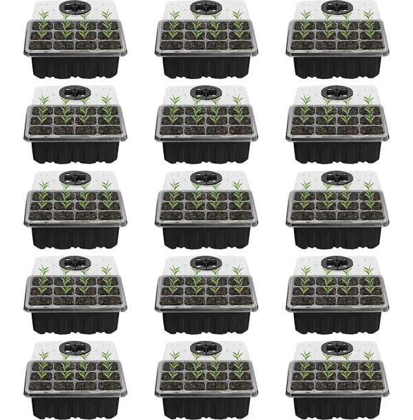 🔥 Last Day 50% OFF-Adjustable Humidity Seed Starter Trays