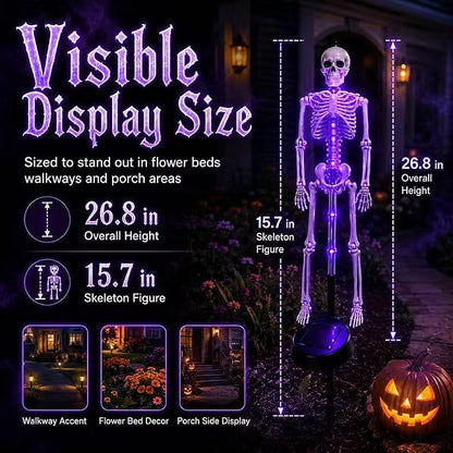 ✨Last Day 49% OFF✨💀 Solar Skeleton Ground Stake Lights