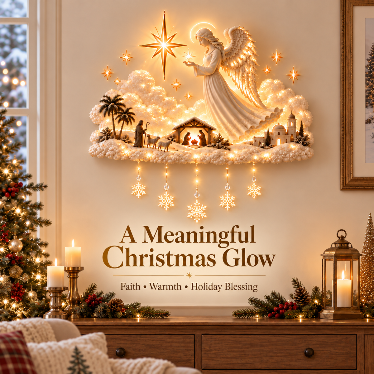 ✨Last Day 56% OFF✨ Christmas Blessing Angel Glow