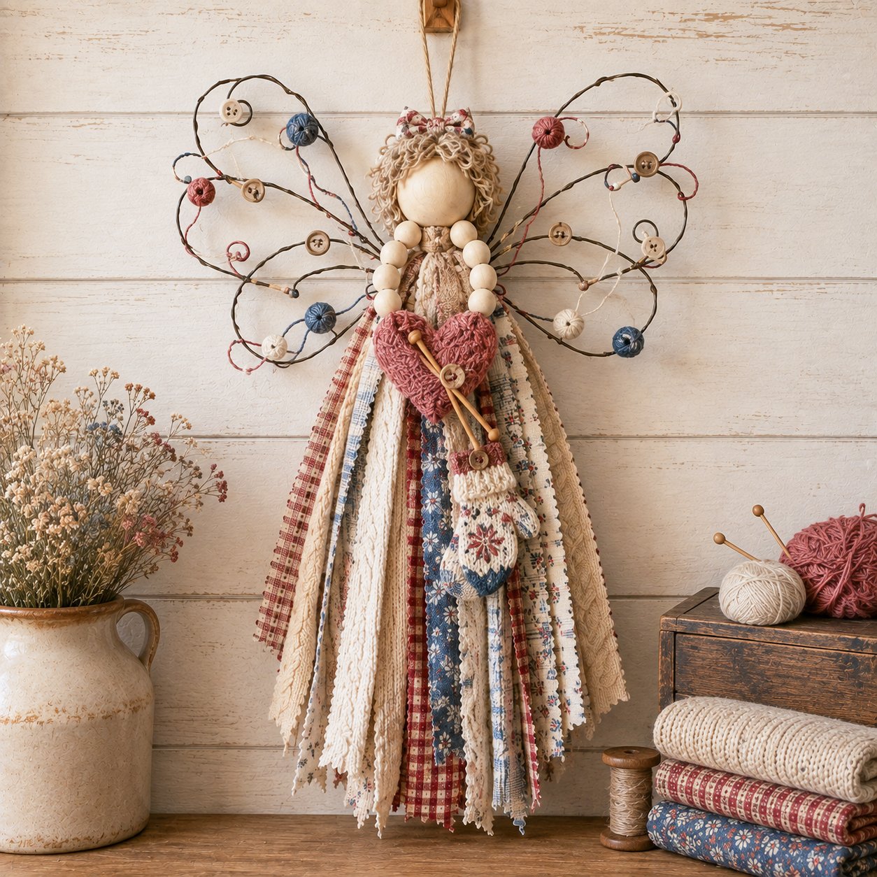 🪽 Angel Fabric Hanging DIY Kit