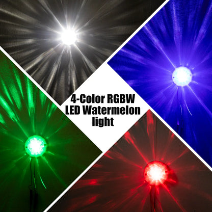 3/4 Inch LED Amber Watermelon Side Marker Light