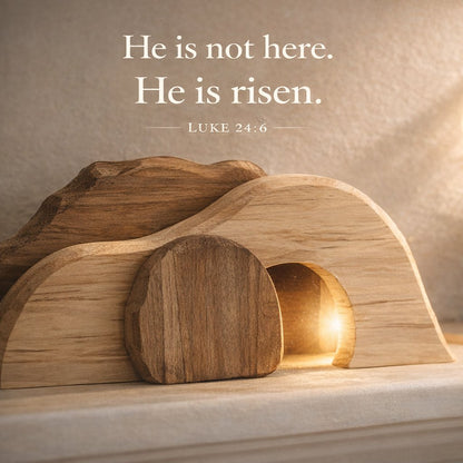 🔥The Wooden Resurrection Cross & Empty Tomb That Reminds Your Family What Easter Is Really About