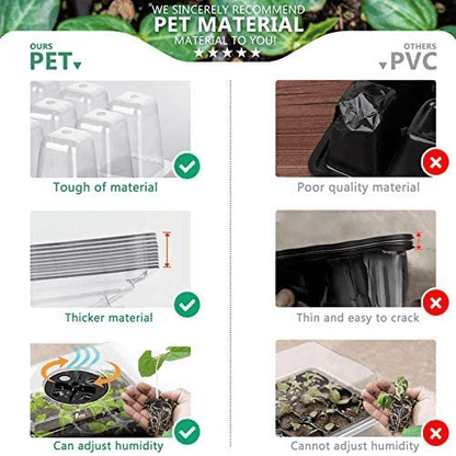 🔥 Last Day 50% OFF-Adjustable Humidity Seed Starter Trays