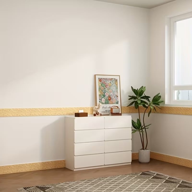 ✨Last Day 50% OFF✨4 Rolls Self-Adhesive Skirting Boards - 90 in Flexible Decorations
