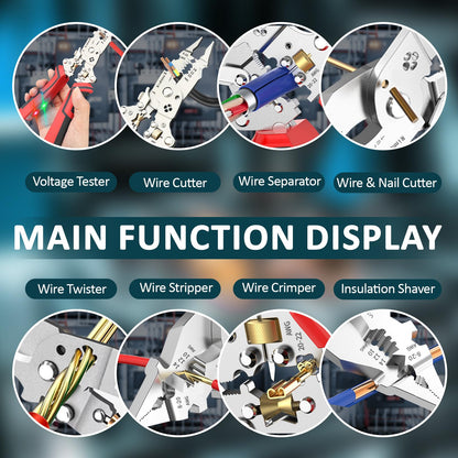 16-in-1 Multifunctional Rechargeable Wire Stripper