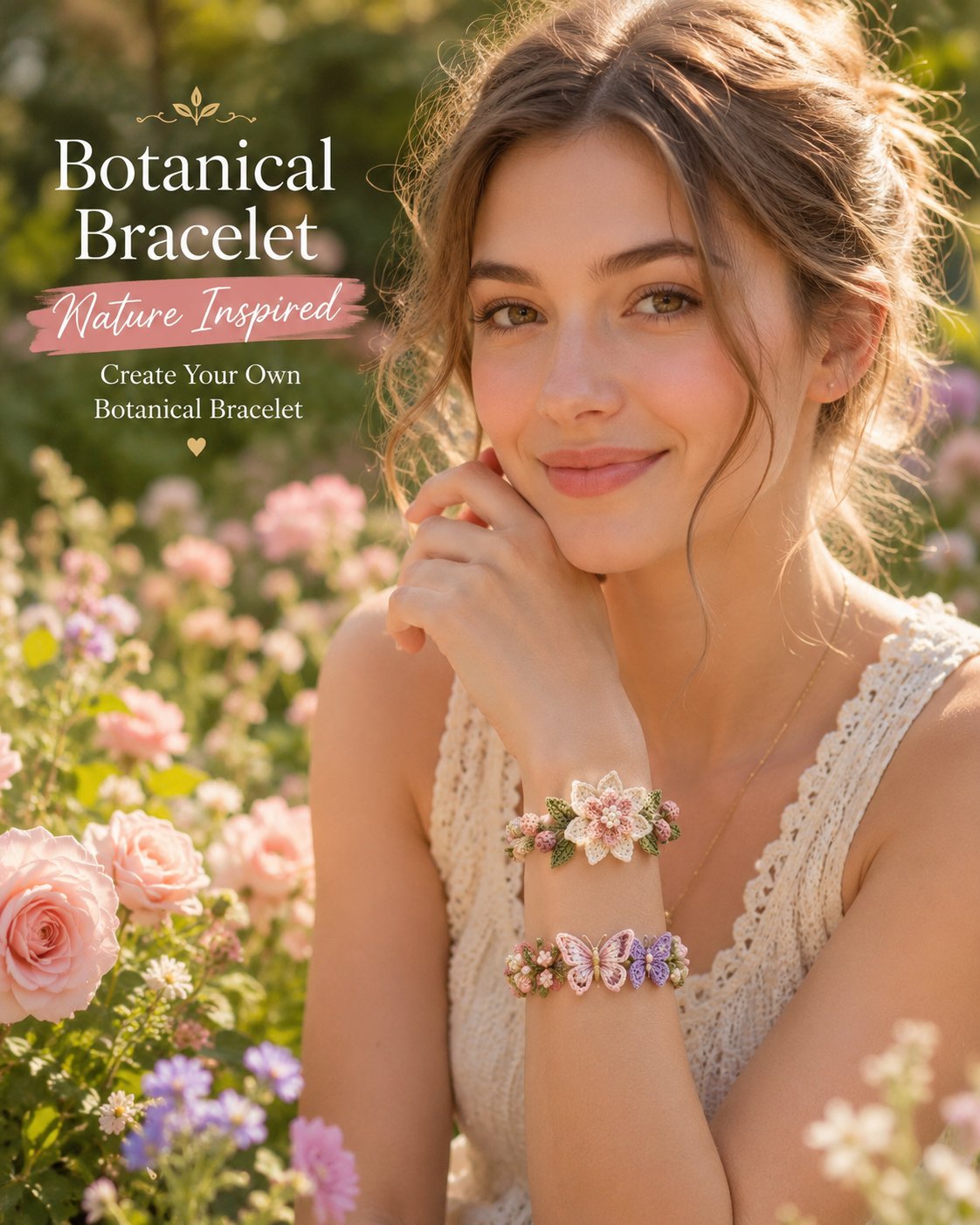 🔥 Last Day 49% OFF - DIY Nature-Inspired Crochet Bracelet Kit