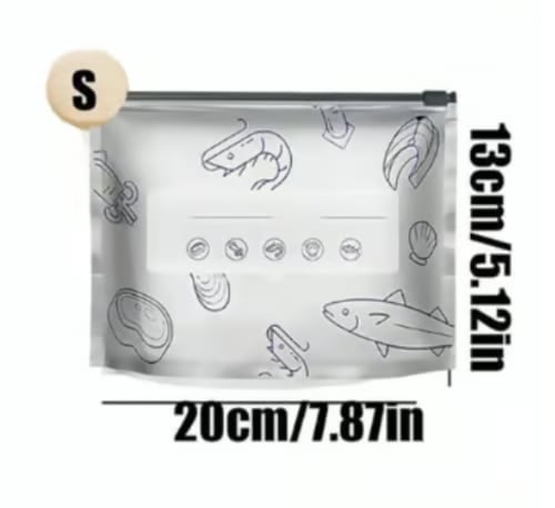 💥Reusable Aluminum Foil Sealable Storage Bags – Your Kitchen’s New Best Friend! 🍴✨
