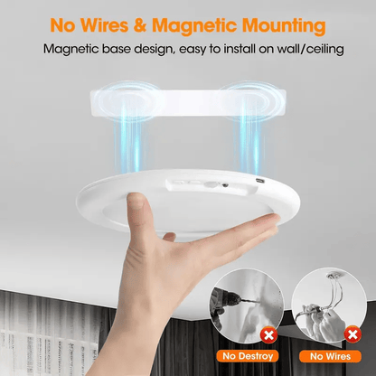 ✨Dimmable rechargeable ceiling light with motion sensor – magnetic & wireless✨