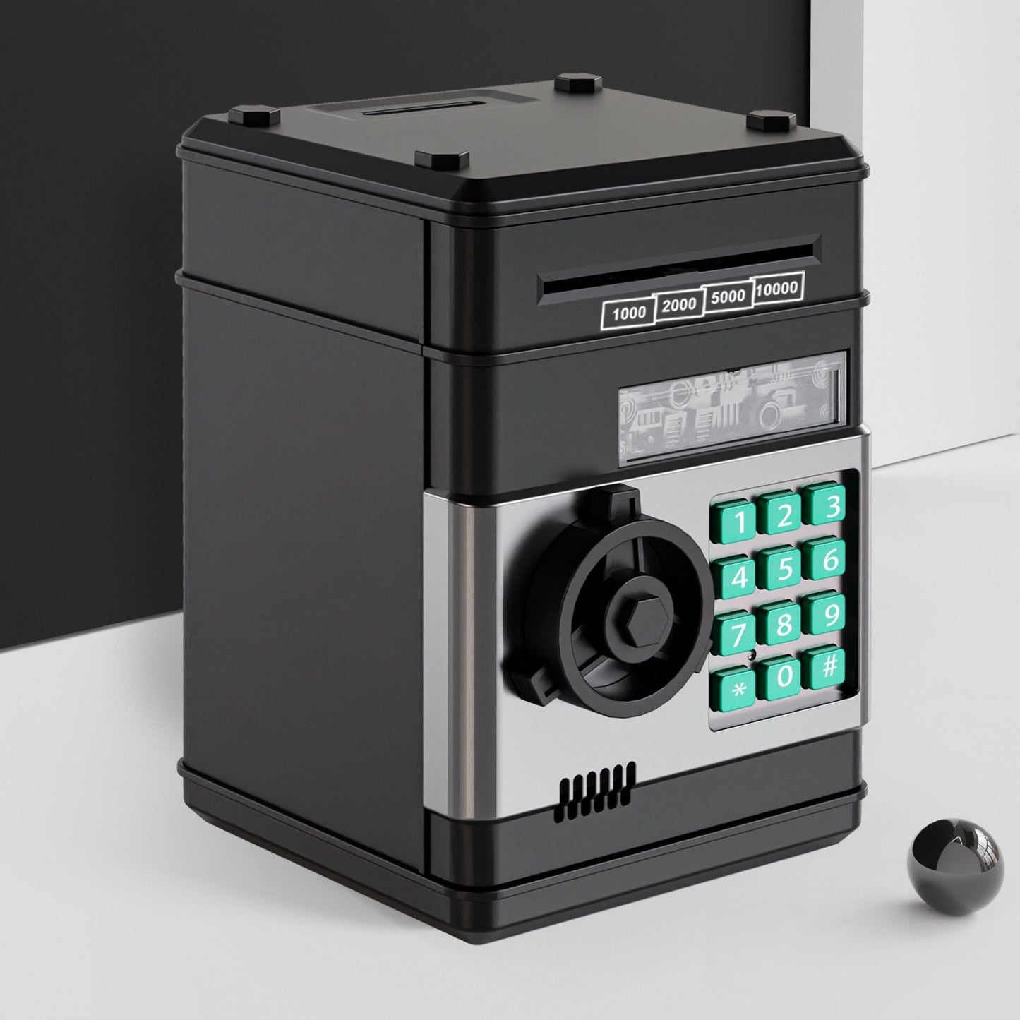 Electronic ATM Coin Cash Bank with Password Code Lock
