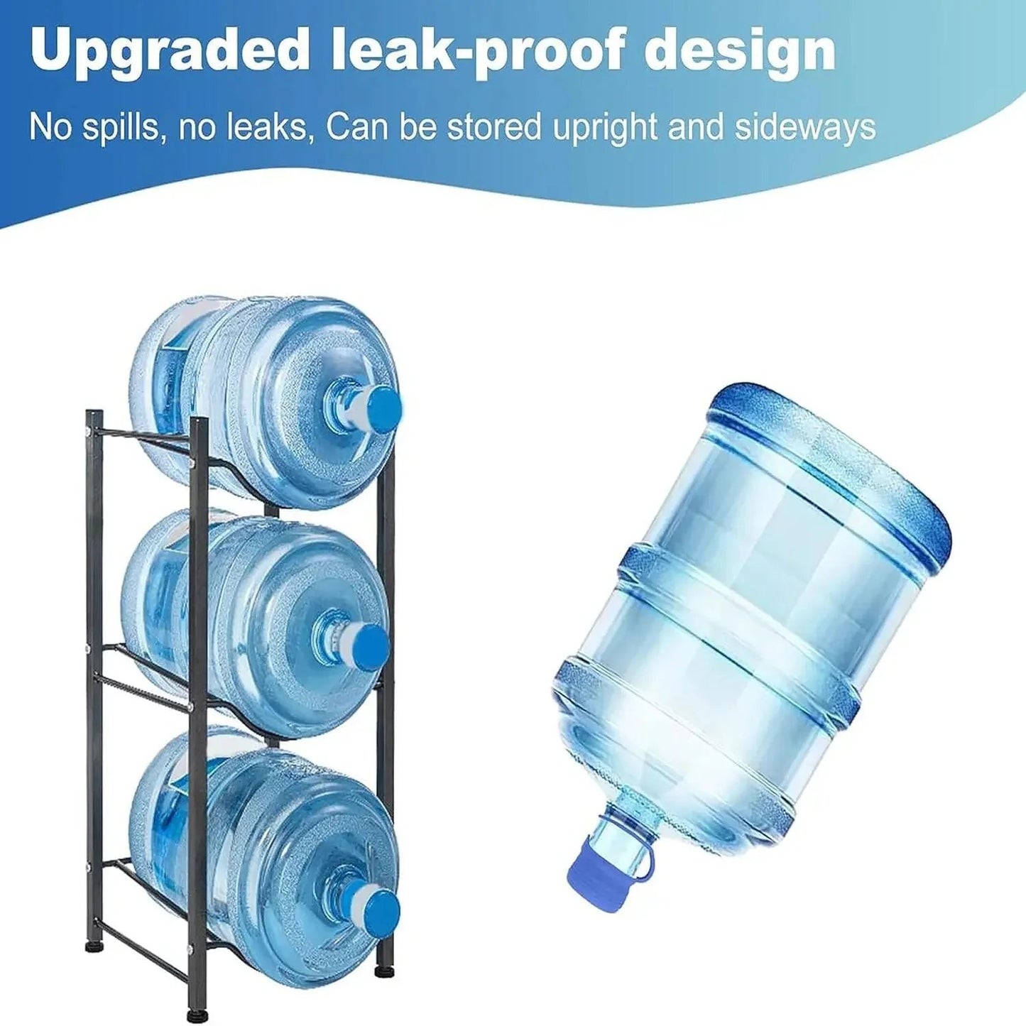 3 & 5 Gallon Water Jug Caps (5PCS) 🔒 Leak-Free, Non-Spill Replacement Lids