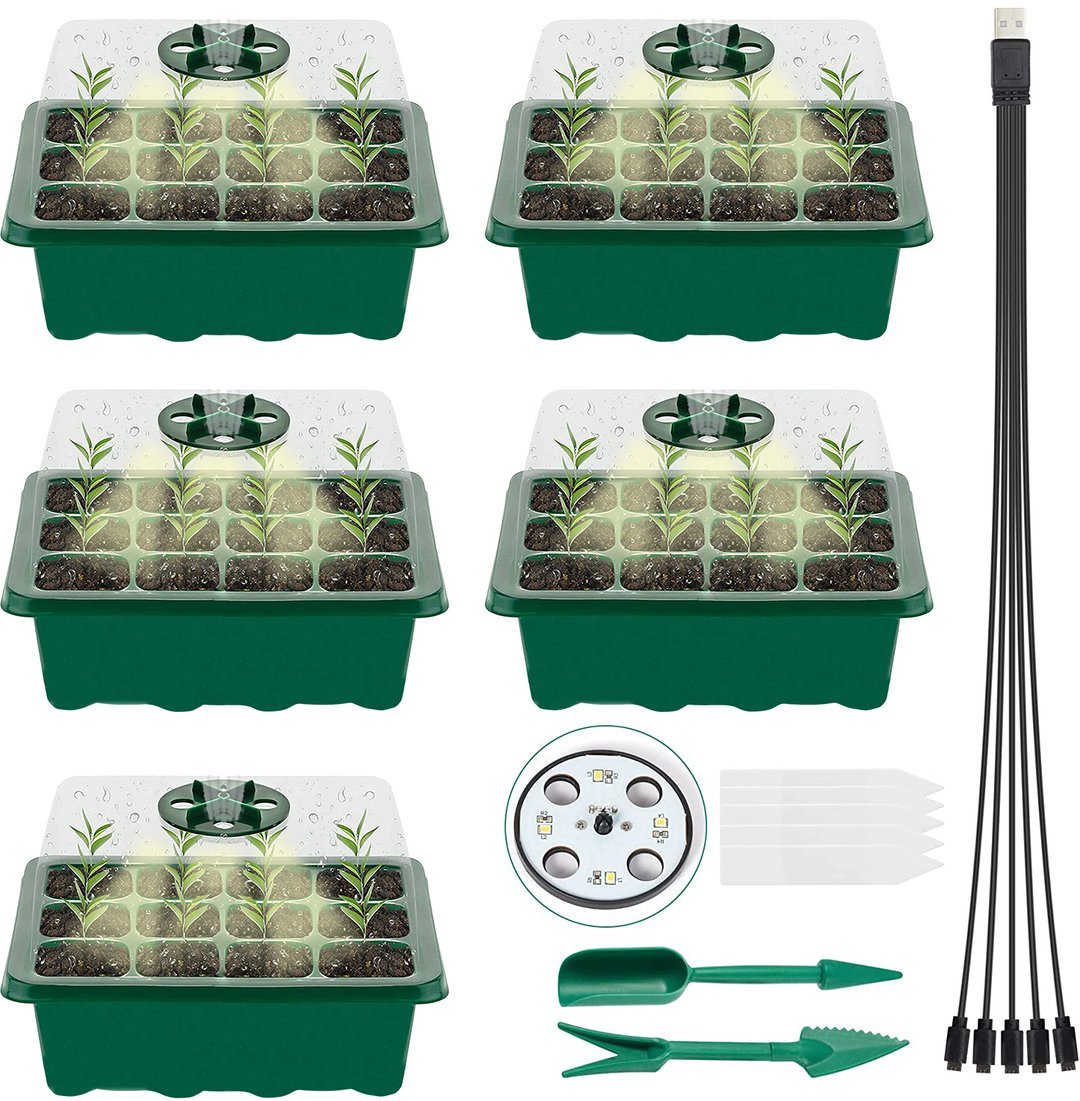 🔥 Last Day 50% OFF-Adjustable Humidity Seed Starter Trays