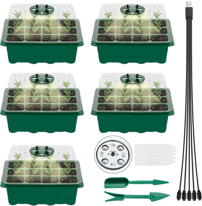 🔥 Last Day 50% OFF-Adjustable Humidity Seed Starter Trays