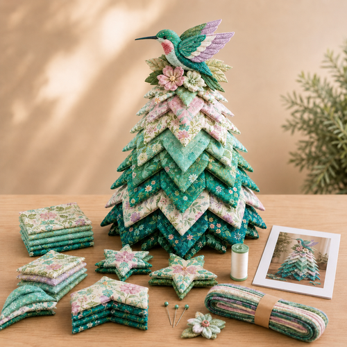 🔥49% Off Last Day -Quilted Christmas Tree DIY Kit