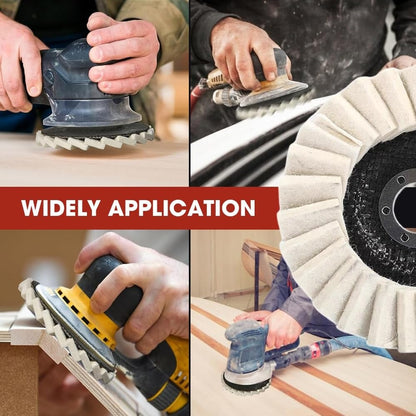 Premium Wool Felt Polishing Flap Disc for Angle Grinders – Effortless Mirror Finish