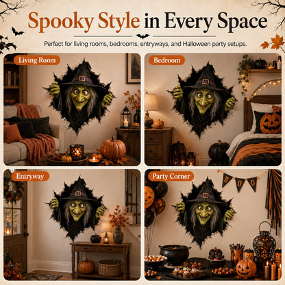 🔥Last Day 50% OFF-Halloween Break-In 3D Wall Decals