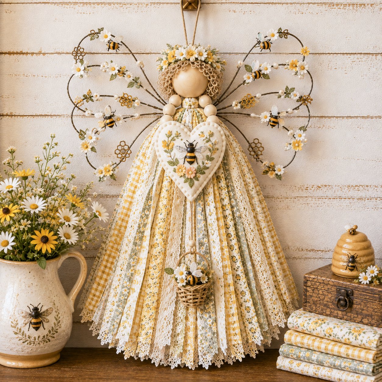 🪽 Angel Fabric Hanging DIY Kit
