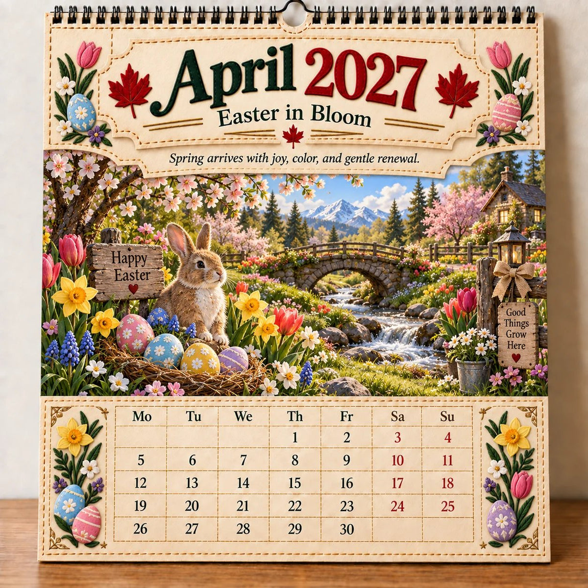 🔥LAST DAY 50% OFF - 🇨🇦🍁 2027 Canada 160th Anniversary Wall Calendar 🍁🇨🇦