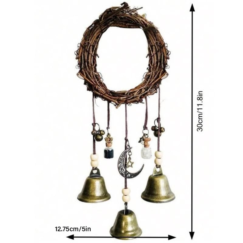 🔥 HOT SALE 49% OFF -🧙‍♀️Handmade Witch Bells for Home Protection🔔