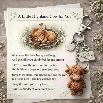 🐮A Little Highland Cow For You Keychain