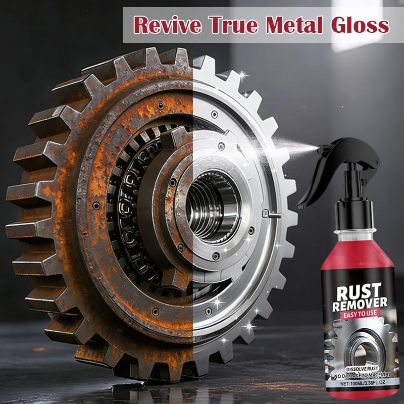 🏆Last Day Sale -50% OFF⚡ - Nano Metal Rust Remover Polishing Spray For Tools, Cars, Bikes, Grills, Bolts, Firearms & More