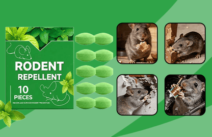 🐭50% OFF Today! 🔥Plant-Based Peppermint Oil Rodent Repellent Balls – Family & Pet-Friendly, Fresh Scent