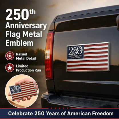⚡️Independence Day 50% OFF- ★250th Anniversary Metal Flag Emblem★