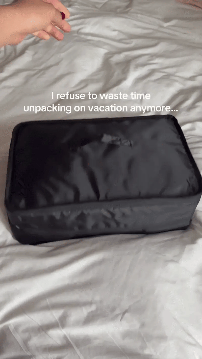 Packing Organizer for Luggage, Portable Hanging Travel Shelves