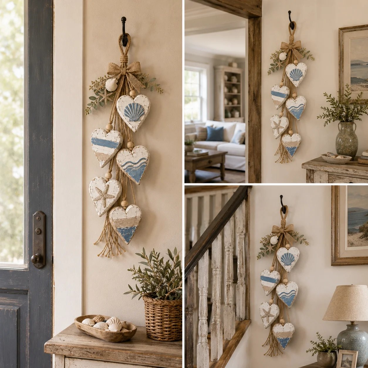 🍂🤎Hanging Heart Wall Decor