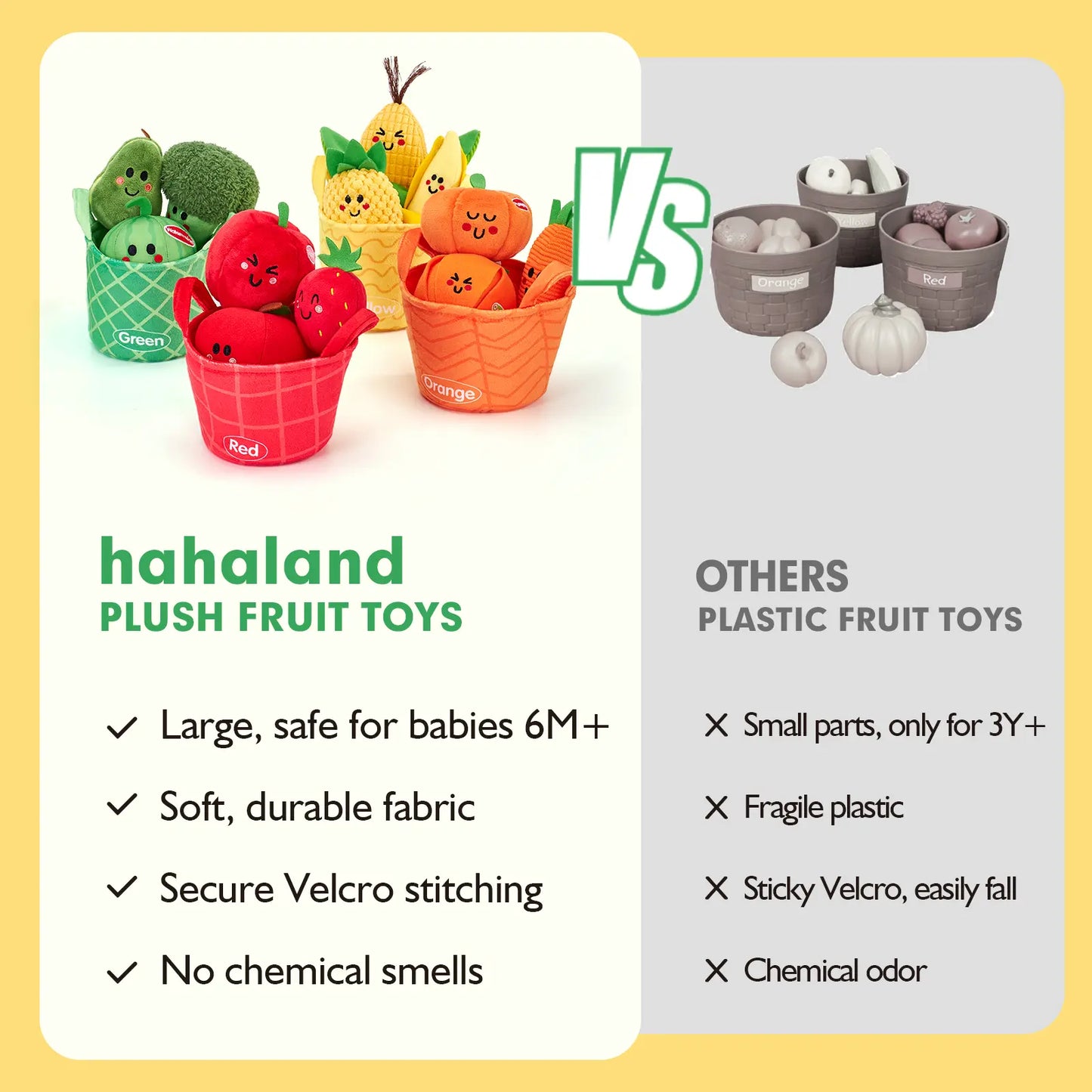 👶✨ Learn Through Play 🥕🍓 - Baby Sensory Sorting Toy (6–12 Months)-Limited Time Offer ⏰