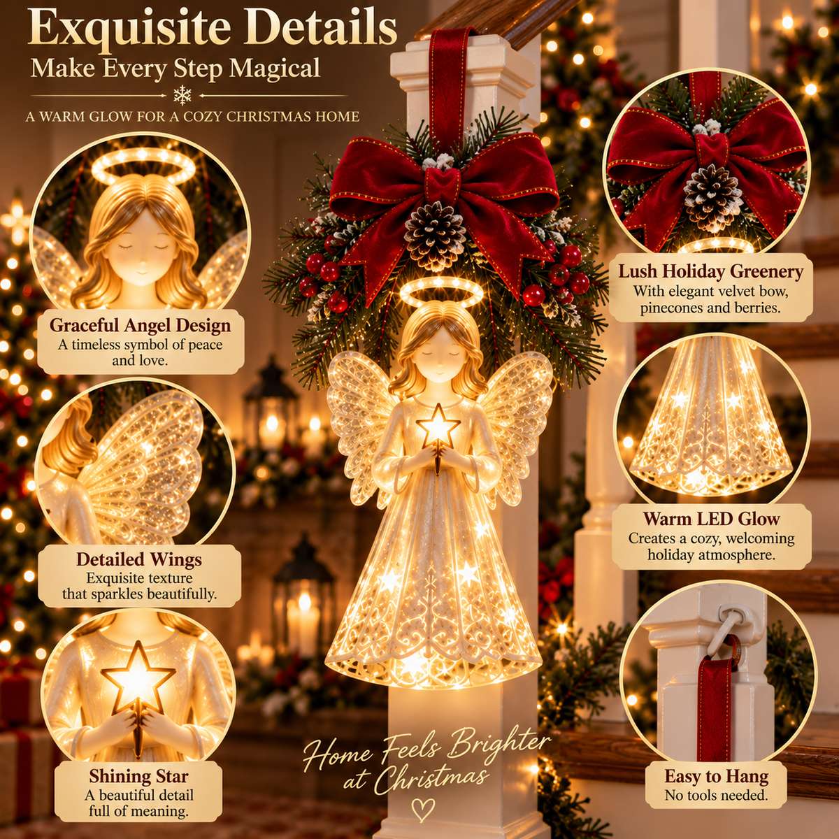 ✨Last Day 49% OFF✨Christmas Stair Glow Collection