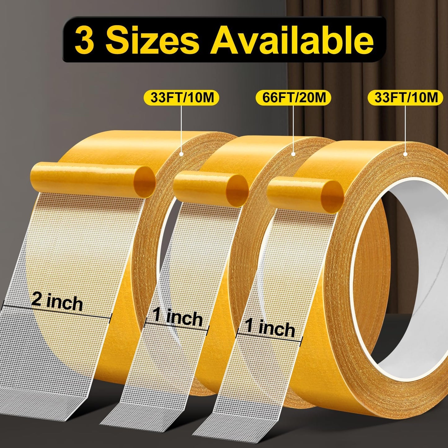 🔥LAST DAY 50% OFF-🛠️Heavy Duty Double Sided Fabric Tape
