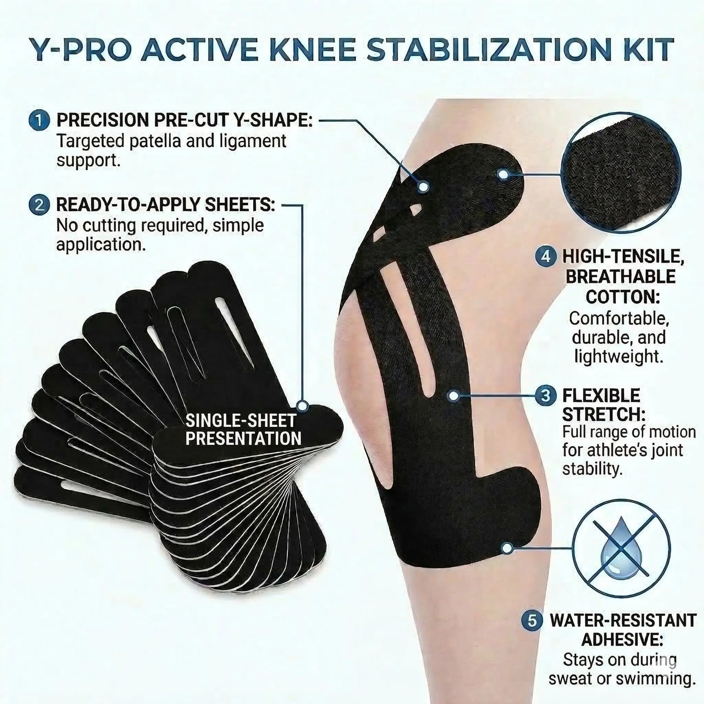 👉 BestJas™ Knee Pain Relief Tape – 44% OFF Today Only (Precut 12PCS)