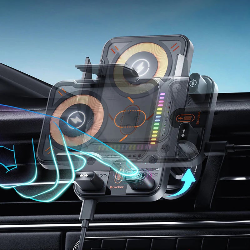 ⏳Time-Limited Special⏰New Wireless Fast Charging Car Mount (2026)