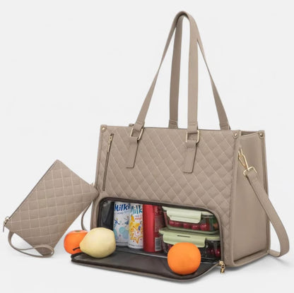 2026 Hot Sale 💝2 in 1 Tote Bag Lunch Bag Combo💝