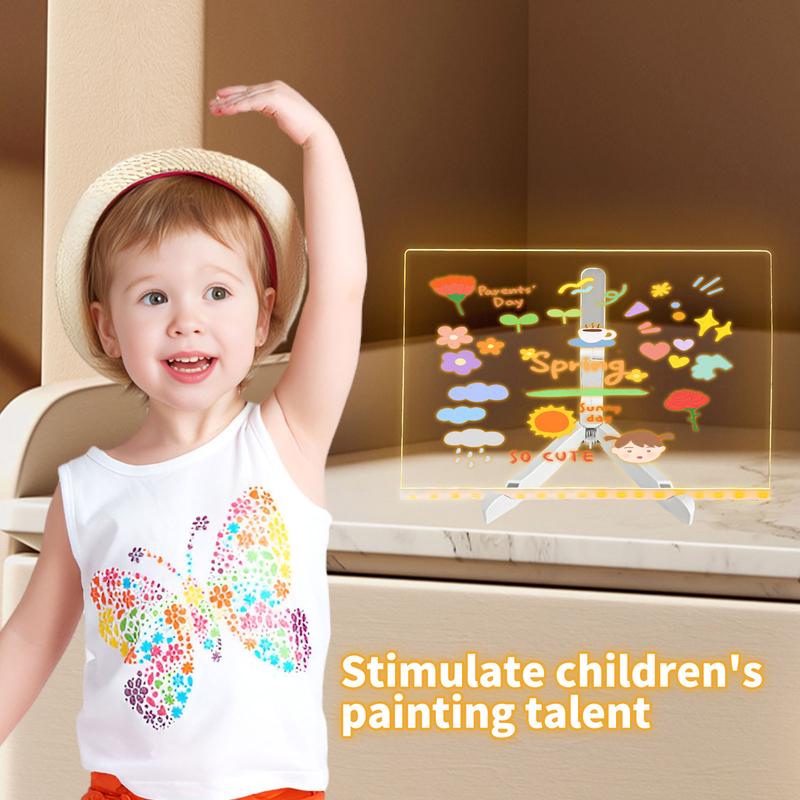 🔥Last Day 49% OFF🔥 - 🎁Creative Rewritable Acrylic LED Message Board - (come with 7 Pens)🎨