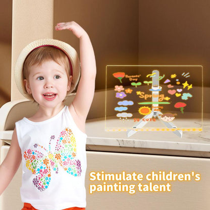 🔥Last Day 49% OFF🔥 - 🎁Creative Rewritable Acrylic LED Message Board - (come with 7 Pens)🎨