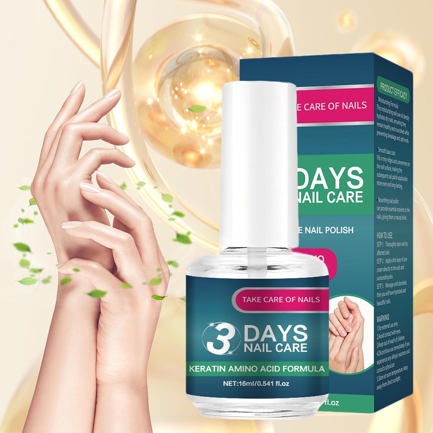 🔥3 Days Nail Care Formula--16ml Nail Care Oil with Keratin