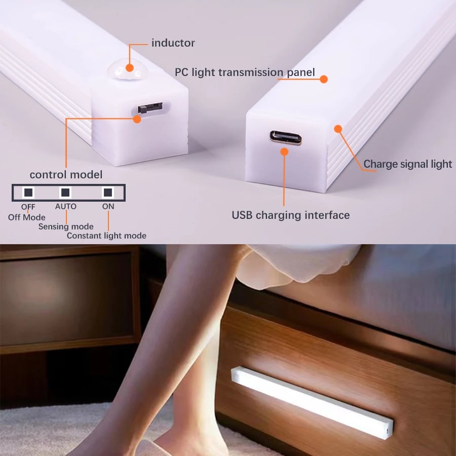 🔥 SALE 30% OFF - 💡 Punch-free Smart Sensor Magnetic Rechargeable LED Lights