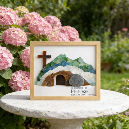 ✝️He Is Risen Empty Tomb Frame