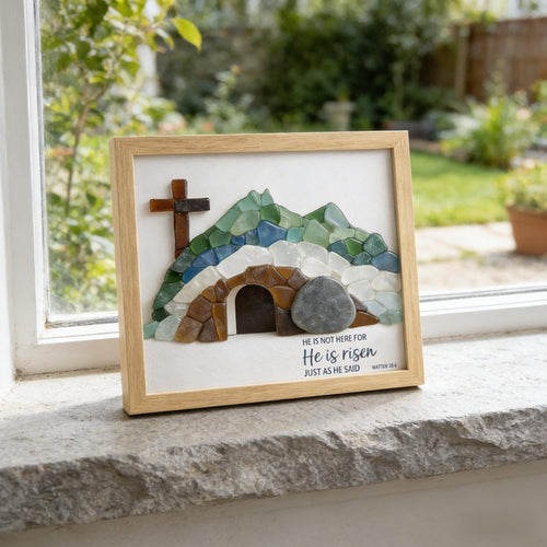 ✝️He Is Risen Empty Tomb Frame