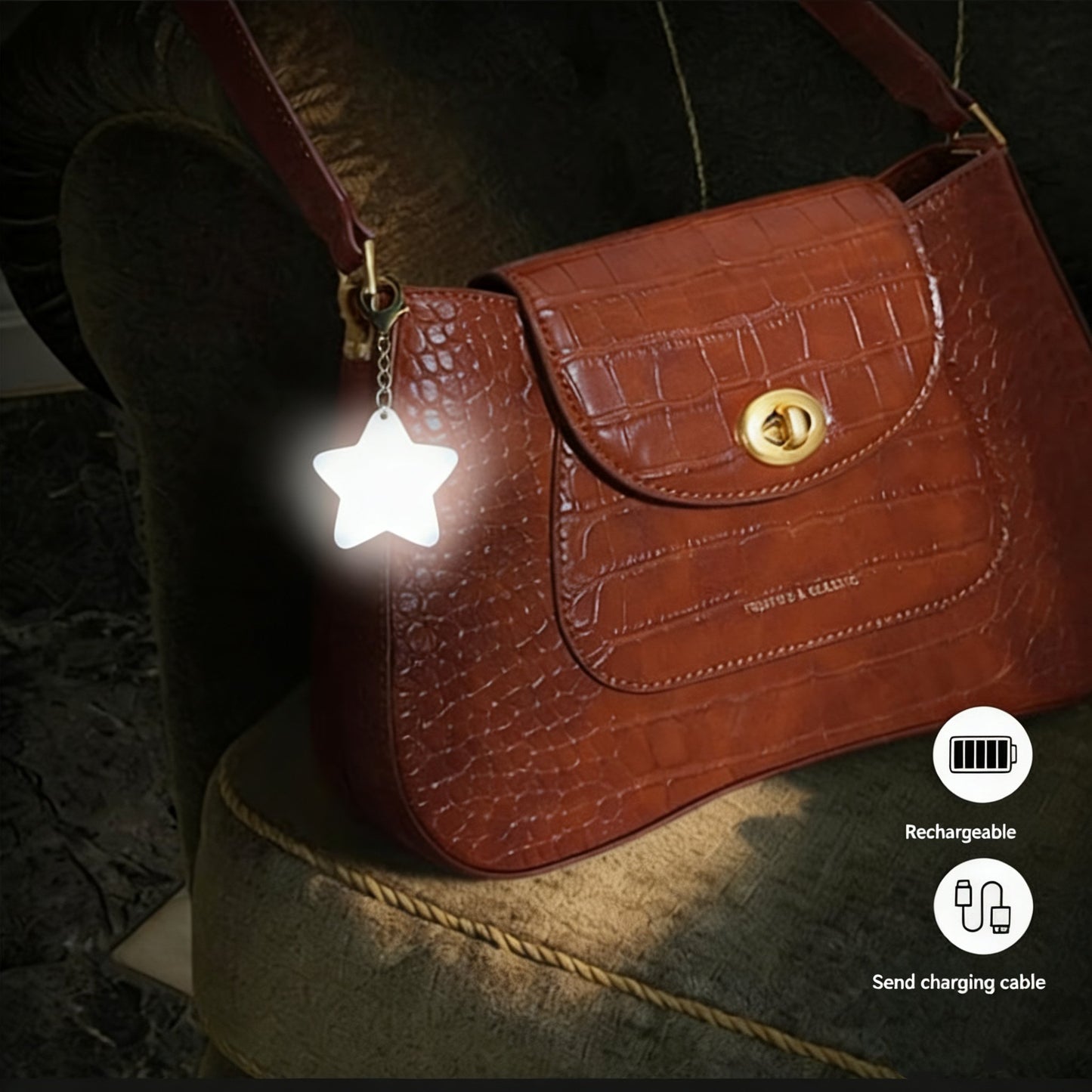🎁✨Touch-Sensitive Light Keyring